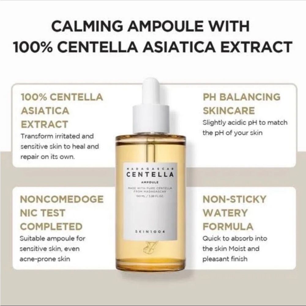 4/$15 skin1004 Madagascar centella ampoule